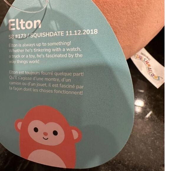 Squishmallows 8” Perfect Pairs - Elton Monkey & Junie Banana - US‎ EXCLUSIVE - Picture 6 of 10